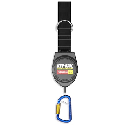 Key-Bak KEYBAK ToolMate Retractable Tether 5 lb., 60 in. Stainless Steel Cable, Belt Loop, Carabiner 0KB6-0A30